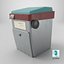 3D Ticket Machine 01 b model