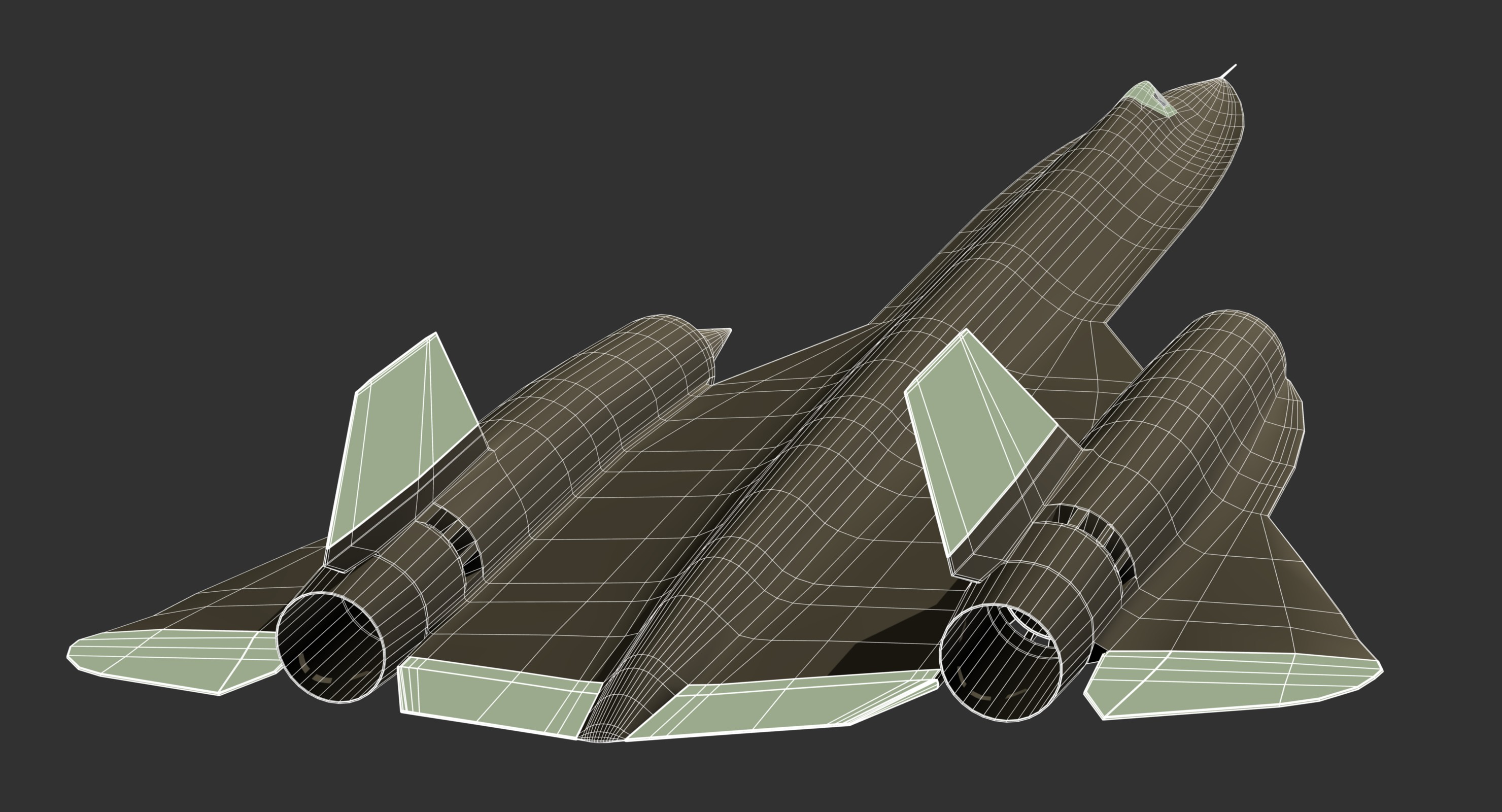 3D archangel lockheed a12 - TurboSquid 1676417
