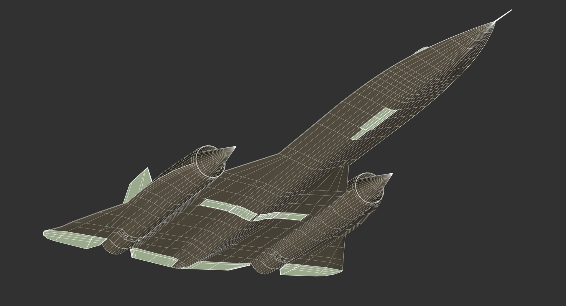 3D archangel lockheed a12 - TurboSquid 1676417