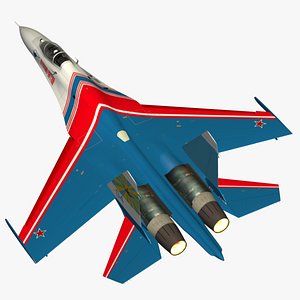 3d sukhoi russian knights