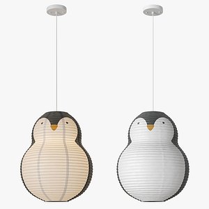 HM Penguin paper lamp shade 3D model