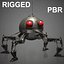 Droid spider droid RIGGED Maya