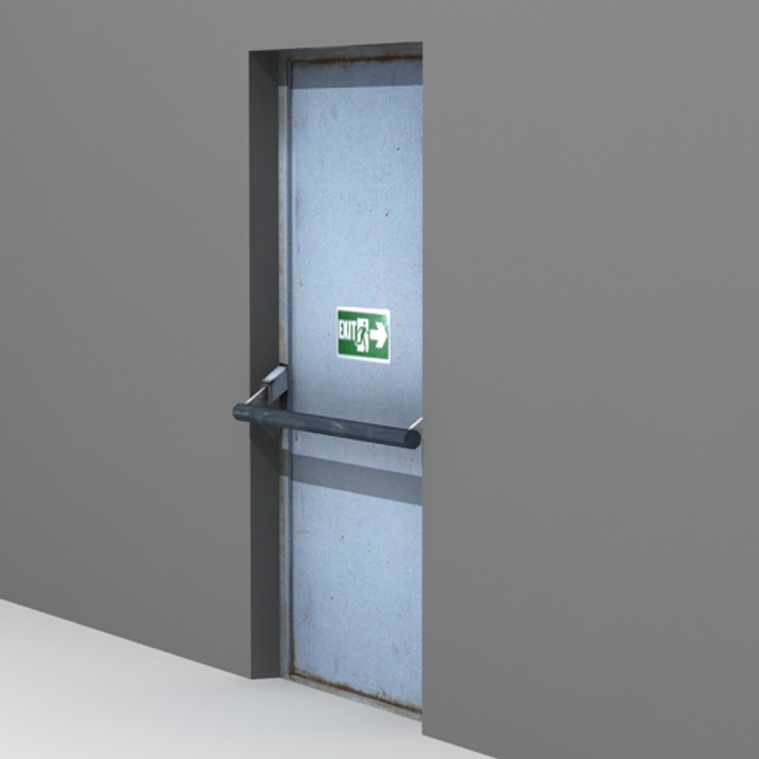 3d Emergency Exit Door