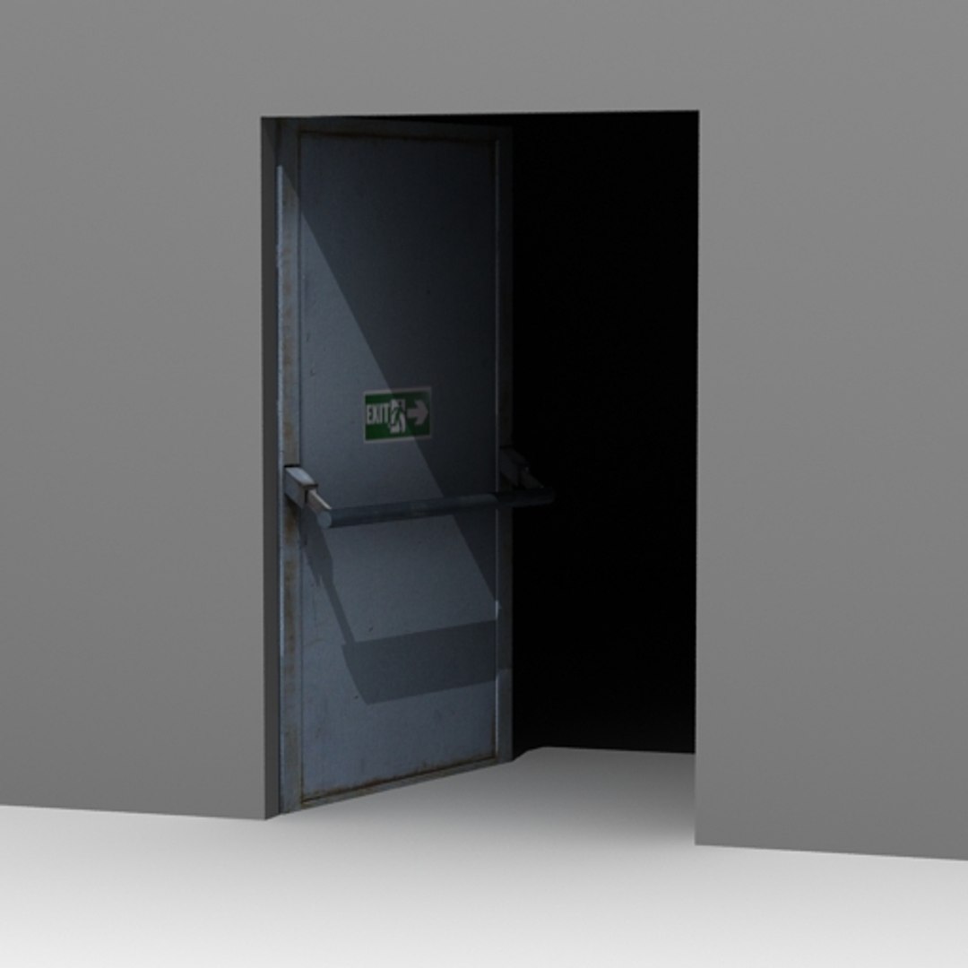 3d Emergency Exit Door