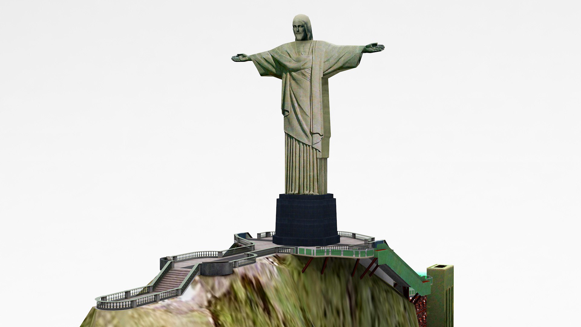 3d Cristo Redentor - Turbosquid 2105694