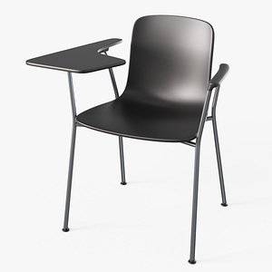 Hal Tube School Writting Chair Black - Modern PBR School Chair