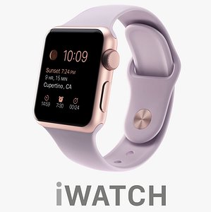 apple watch 38mm rose 3ds