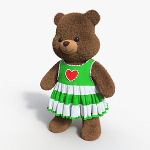 Bear Toy Brown 10