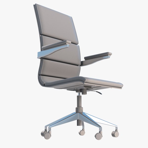 Office Chair - Grey 3D model