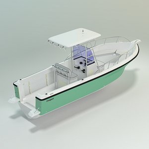 fisherman freeport 24cc boats 3D model