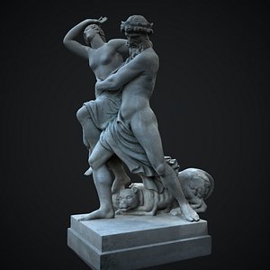 statue hades persephone 3D