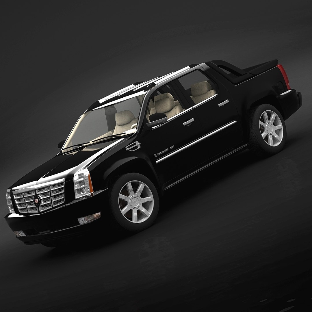 Cadillac Escalade Ext 2007 3d Model