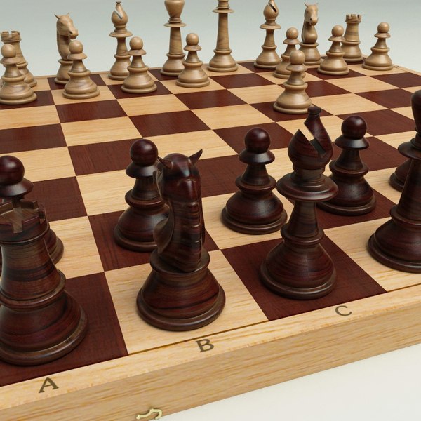 3ds max 3-in-1 chess checkers backgammon