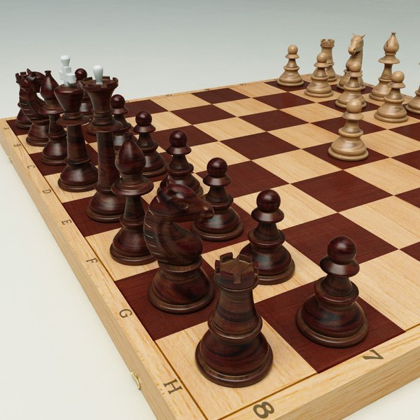 3ds max 3-in-1 chess checkers backgammon