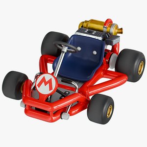 Mario Kart Pipeframe Veichle model