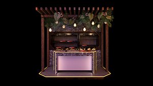 3D booth grill prime
