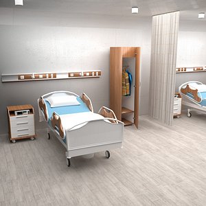 Hospital Ward 10 - 8K 3D