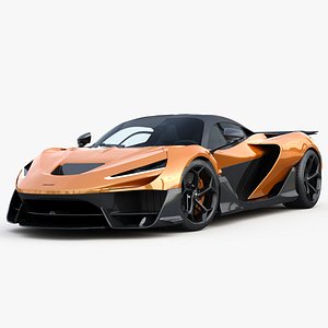 3D model McLaren W1 2025