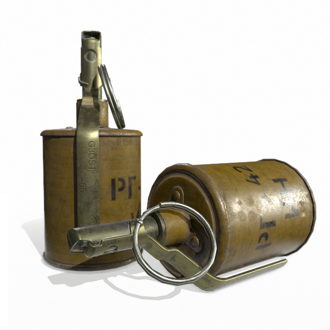 Rg-42 grenade 3D model - TurboSquid 1416449