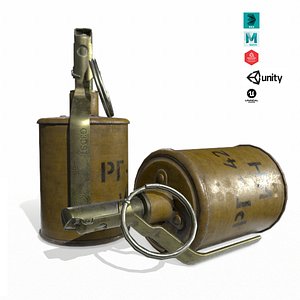 rg-42 grenade 3D model