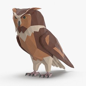Owl Perched Straight
