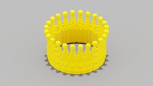 Voxel Crown 3D
