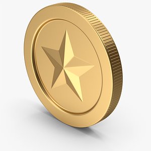 Star Coin 3D model