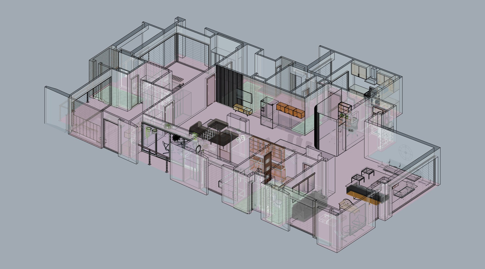3D Model Animated Residential Interior Design Isometric View In Lumion ...