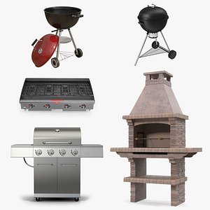 Grills 3D Models Collection 4