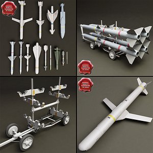 Bomb Cart and Missiles Collection V3