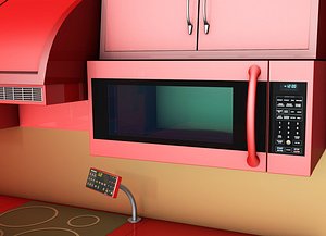 microwave fan 3d 3ds