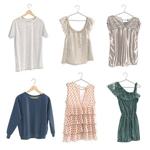 Clothing on Hanger 13 3D
