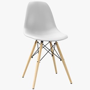 real modern chair seat 3D model