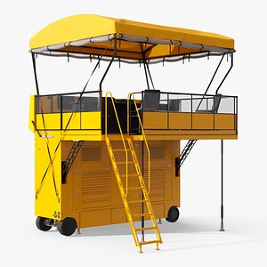 Racing Team Pit Box Control Stand