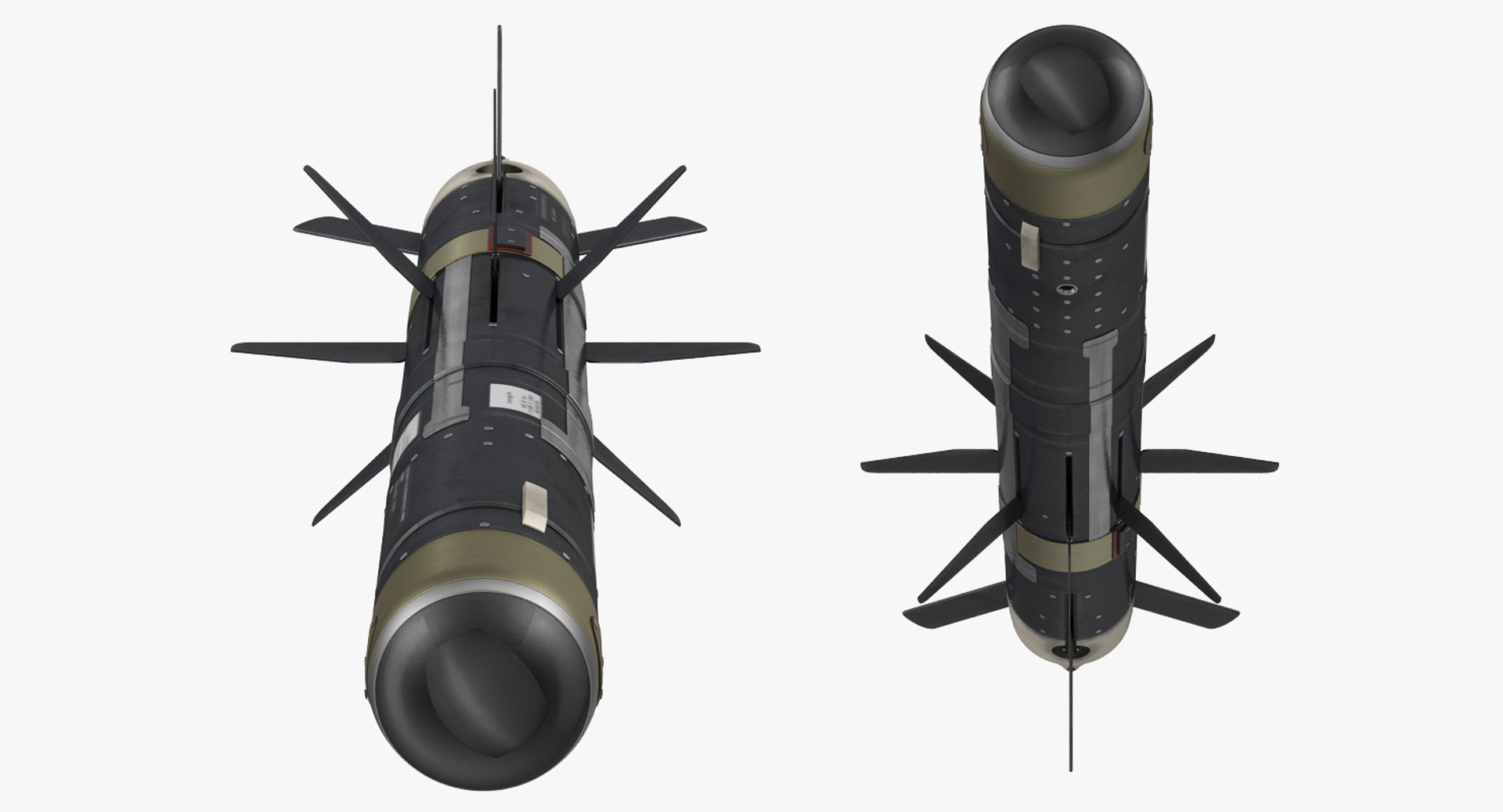3d Javelin Missile Model