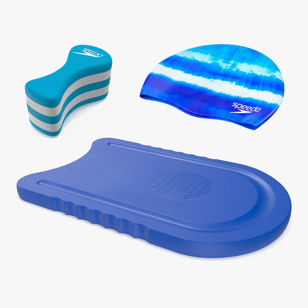 Speedo Swim Training Equipment Collection 3D model preview