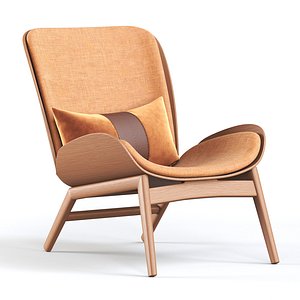 3D Reader Lounge Chair model