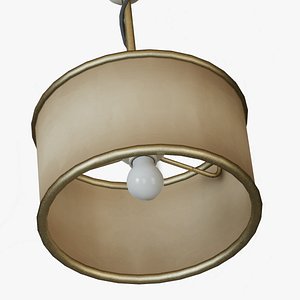 Basic Round Ceiling Lamp 3D