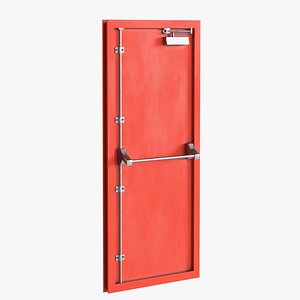 3D model Fire Safety Door