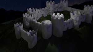 3ds max medieval fantasy marble castle