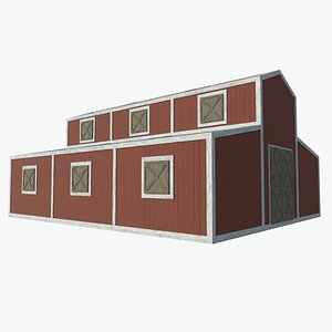 Moduler Barn 3D model