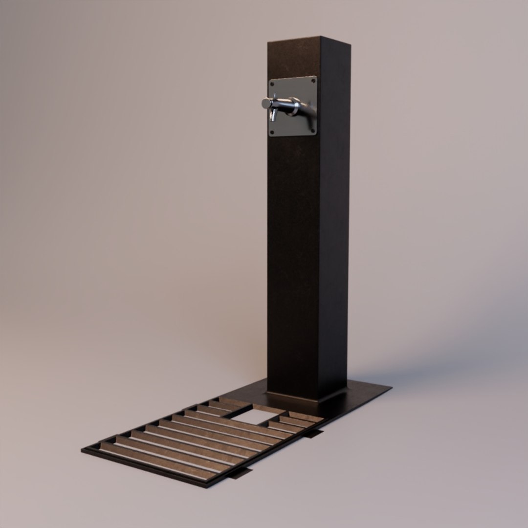 3D Drinking Fountain Model - TurboSquid 2235981