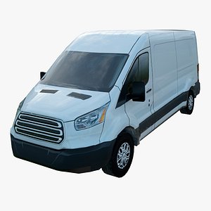 american design lo-poly van