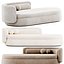 Chaise Longue de Groupe par Philippe Malouin pour SCP