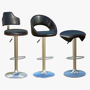 3D model Bar Stool Chair V29