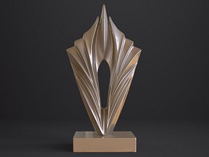 Minimalistic wings shape Abstract - 3D Print model model
