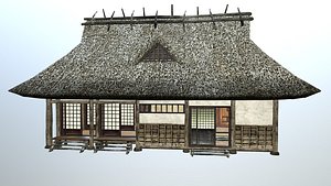 traditional japanese house 3D model