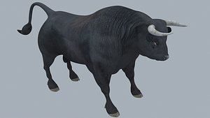 Bull Animal High poly  For Games