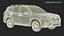 Subaru Forester 2022 Red Rigged para Cinema 4D