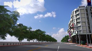 3D Street 500M model